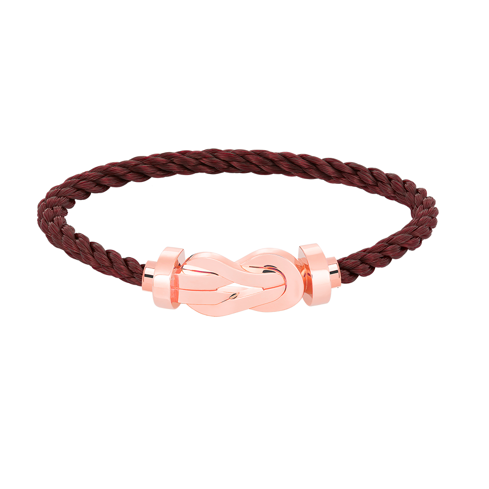 TimiCHANCE LARGE 8 FIGURE BUCKLE NO DIAMOND BRACELET ROSE GOLD