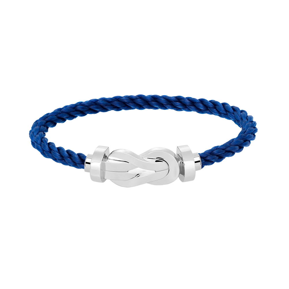 TimiCHANCE LARGE 8 FIGURE BUCKLE NO DIAMOND BRACELET SILVER