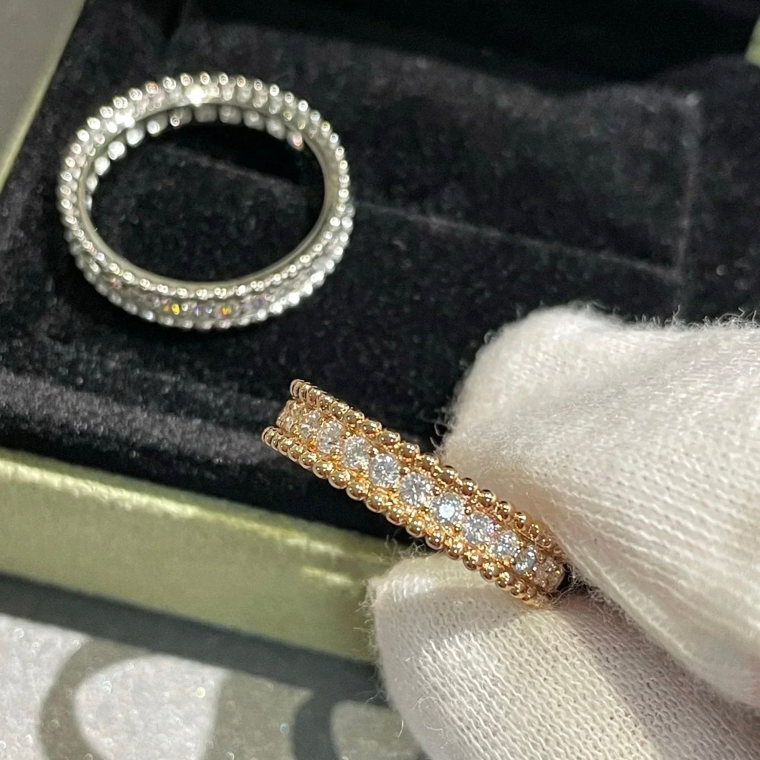 TimiPERLEE DIAMOND ROSE GOLD RING