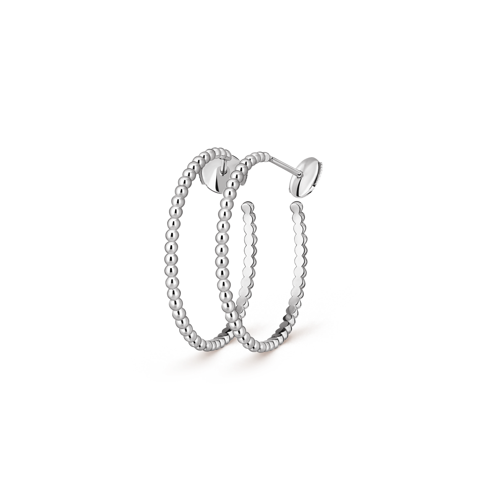 [Timi]  SMOOTH BEAD STUD EARRINGS