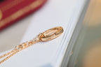 TimiLOVE NECKLACE ADJUSTABLE ROSE GOLD 2 DIAMOND