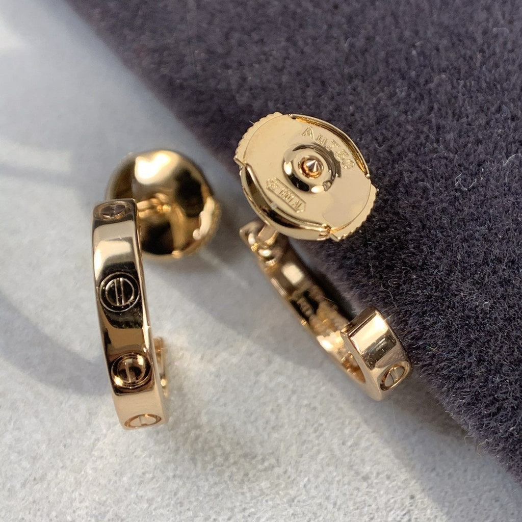 TimiLOVE EARRINGS 2.65MM PINK GOLD