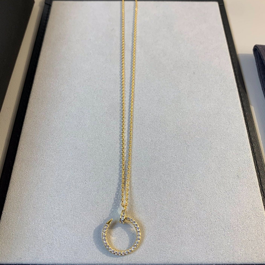TimiJUSTE NECKLACE GOLD DIAMONDS