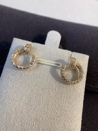TimiJUSTE EARRINGS GOLD DIAMONDS