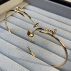 TimiJUSTE EARRINGS GOLD DIAMONDS 1.8MM
