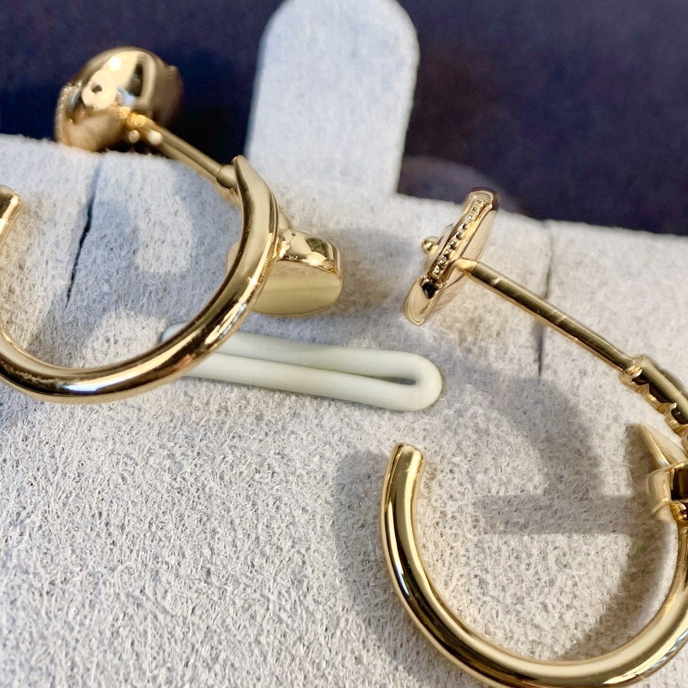 TimiJUSTE EARRINGS PINK GOLD