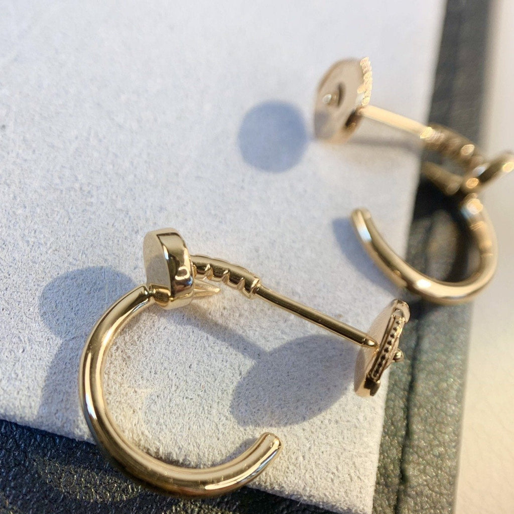 TimiJUSTE EARRINGS PINK GOLD
