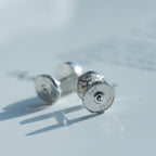 TimiLOVE EARRINGS SILVER 10MM