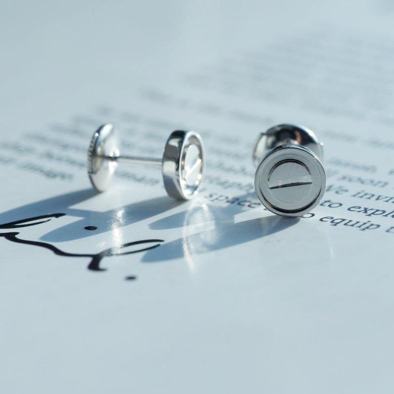 TimiLOVE EARRINGS SILVER 10MM