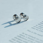 TimiLOVE EARRINGS SILVER 10MM
