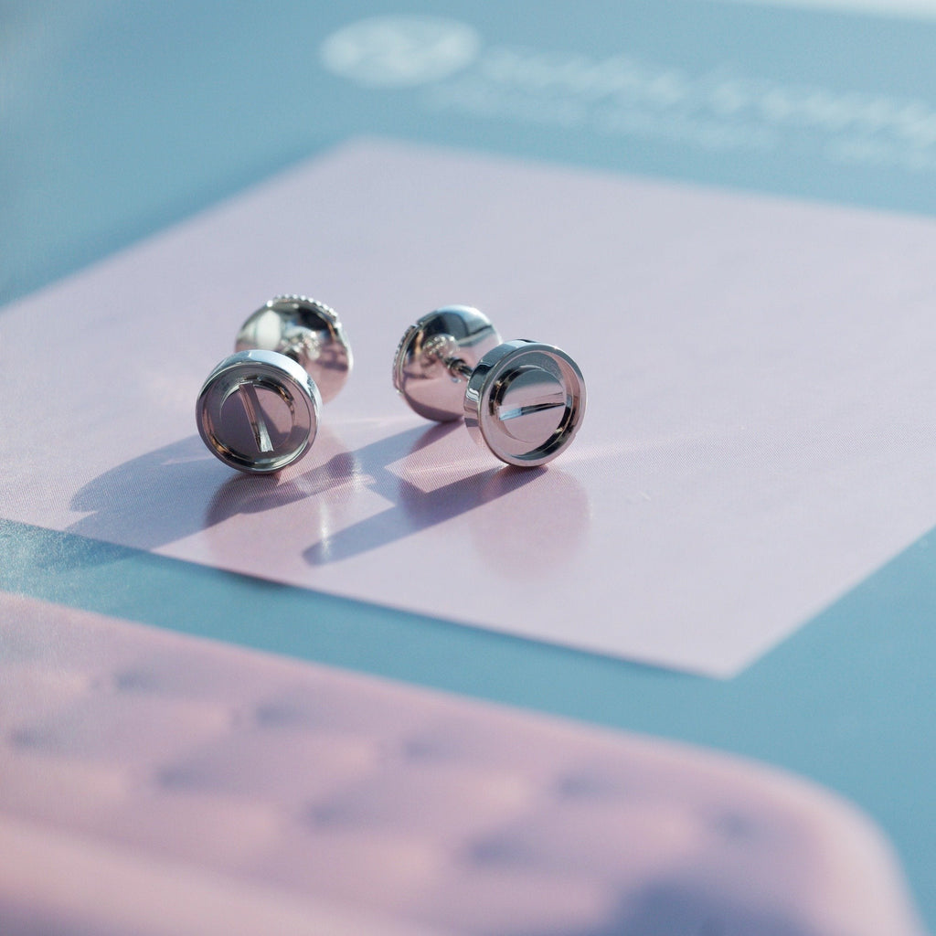 TimiLOVE EARRINGS SILVER 10MM