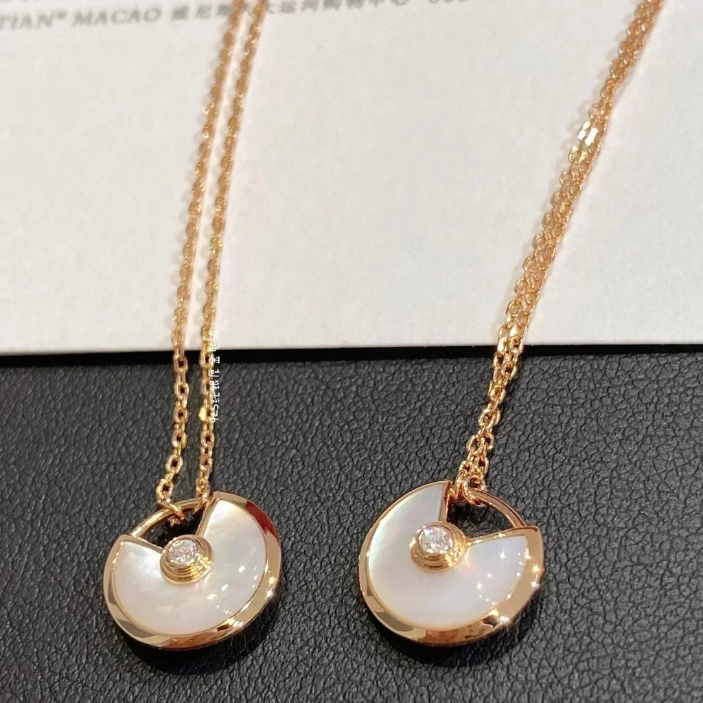 TimiAMULETTE ROSE GOLD MOP NECKLACE