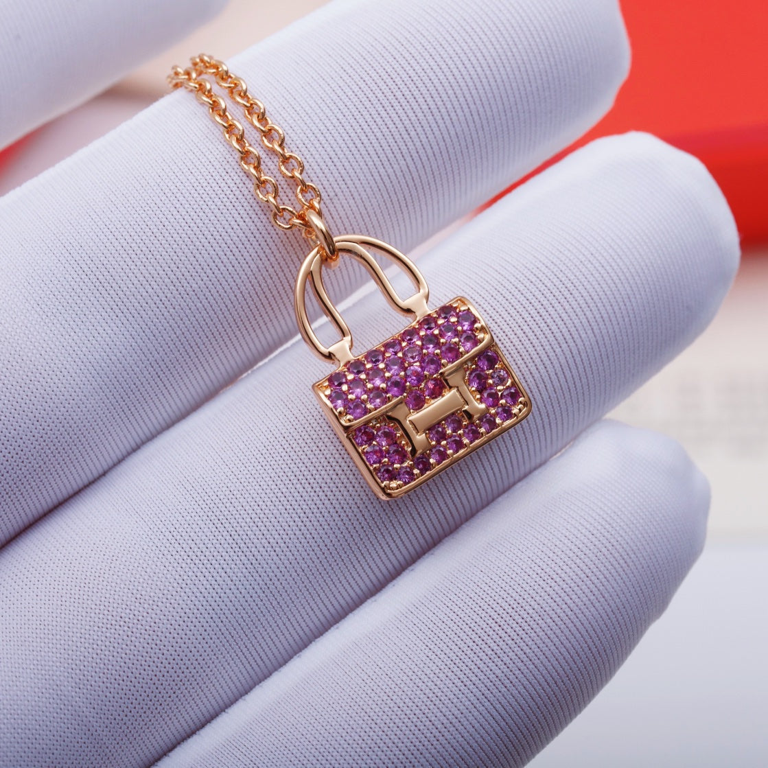 TimiCONSTANCE PEDANT PURPLE DIAMOND NECKLACE