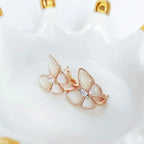TimiBUTTERFLY MOP DIAMOND EARRINGS