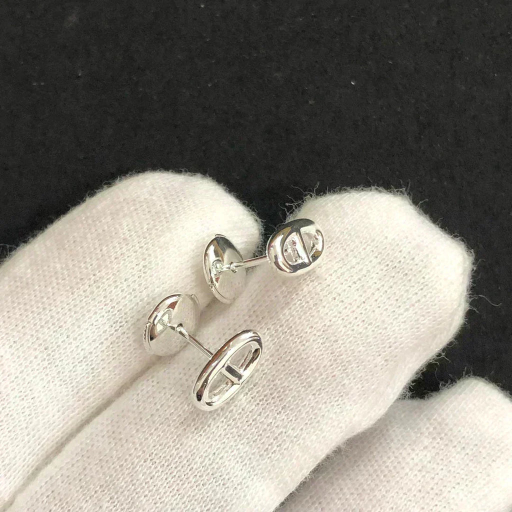 TimiCHAINE SMALL EARRINGS GOLD AND SILVER