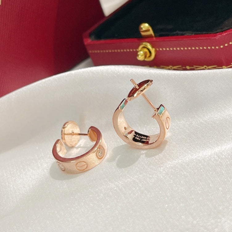 TimiLOVE EARRINGS 5.7MM 2 DIAMONDS