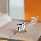 TimiSTAR MOP PINK GOLD EARRINGS