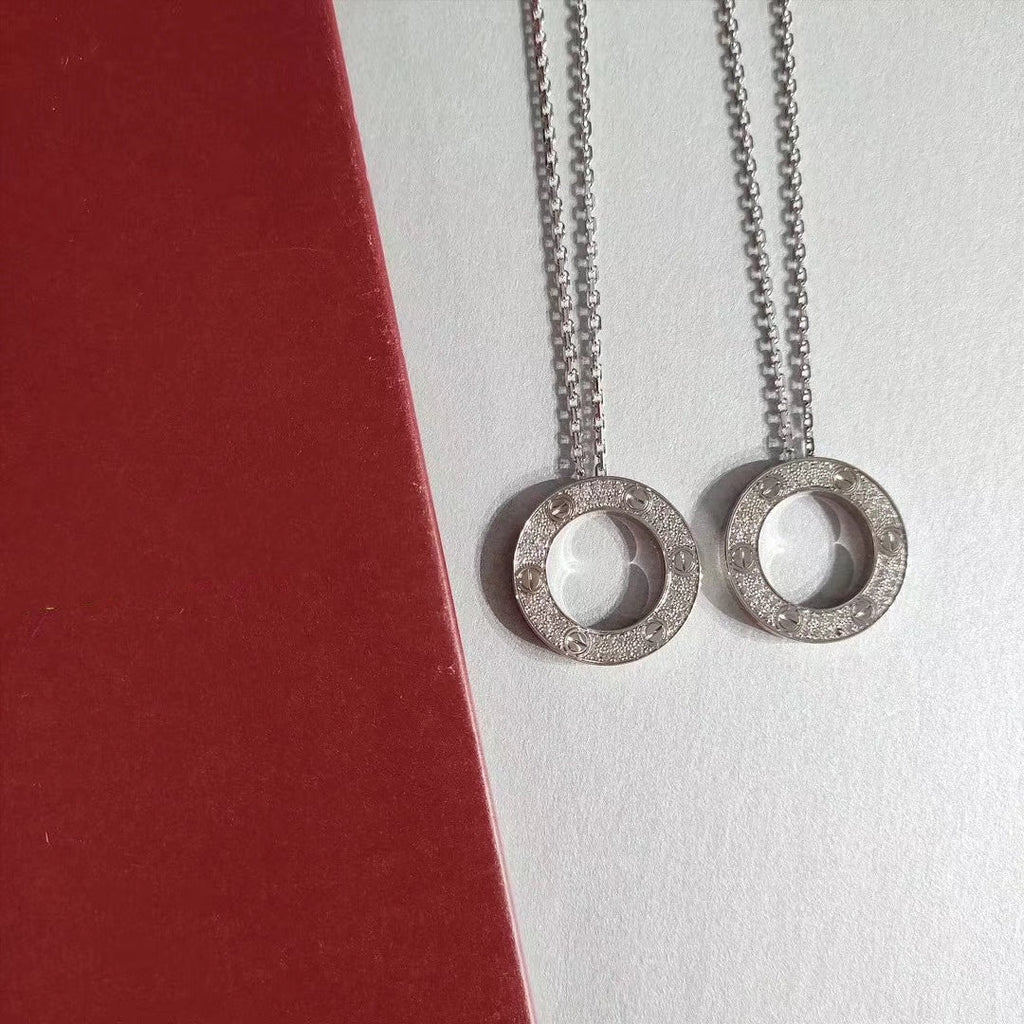 TimiLOVE NECKLACE ADJUSTABLE SILVER