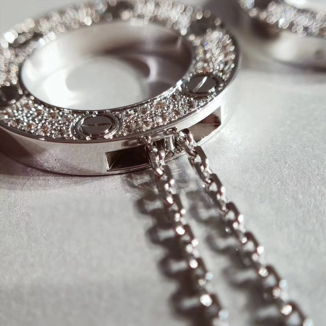 TimiLOVE NECKLACE ADJUSTABLE SILVER
