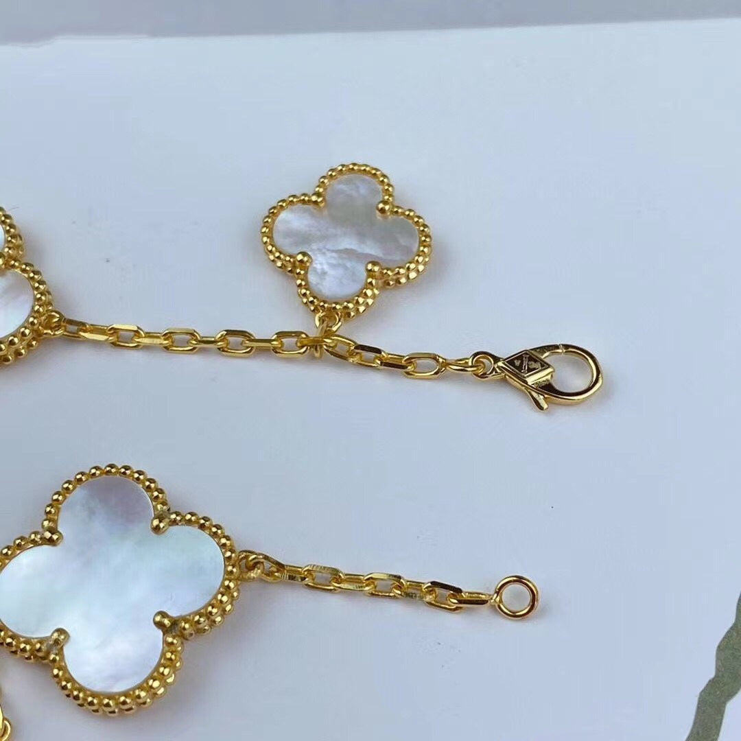 ¡®Timi¡¯MAGIC CLOVER MOP GOLD BRACELET 5 MOTIFS