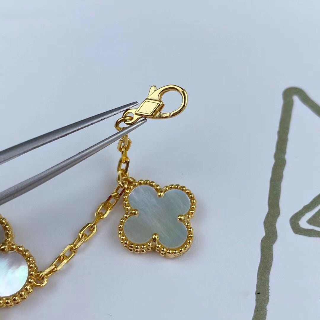 ¡®Timi¡¯MAGIC CLOVER MOP GOLD BRACELET 5 MOTIFS