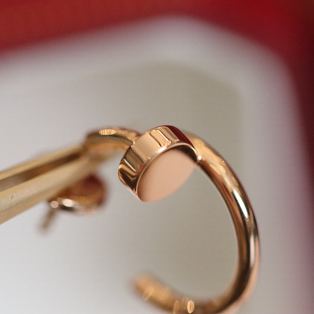 TimiJUSTE EARRINGS PINK GOLD