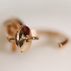 TimiJUSTE EARRINGS PINK GOLD