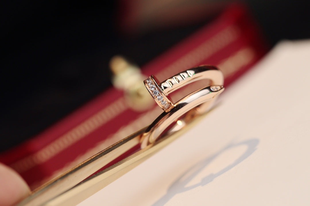 TimiJUSTE RING 2.65MM PINK GOLD DIAMOND