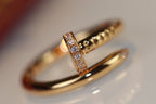 TimiJUSTE RING 2.65MM GOLD DIAMOND