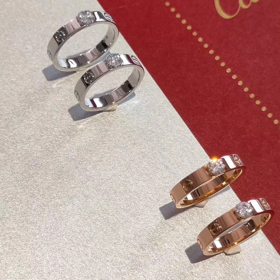 TimiLOVE RING 3.6MM 1 BIG DIAMOND