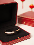 TimiPANTHERE ROSE GOLD DIAMOND OPEN BRACELET