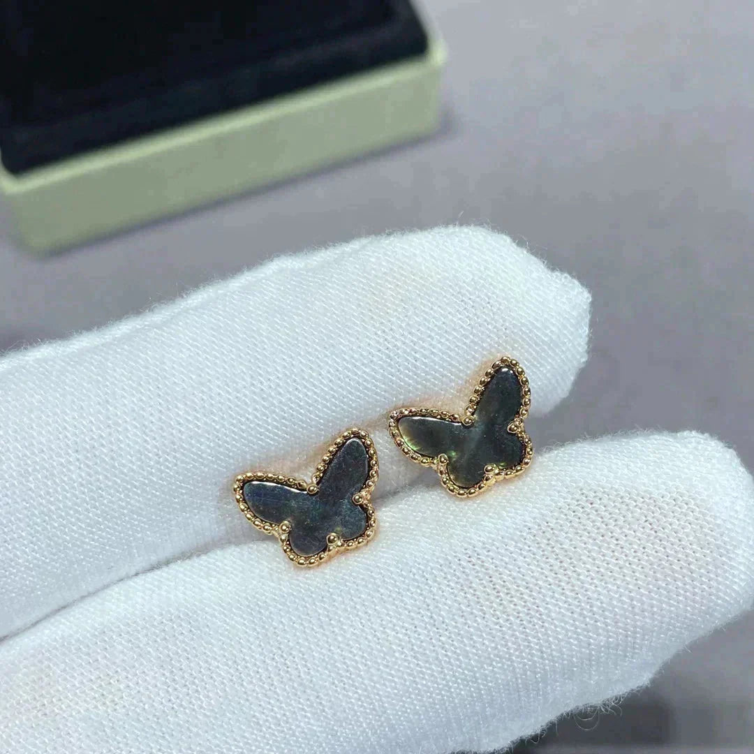 TimiBUTTERFLY DARK MOP  EARRINGS