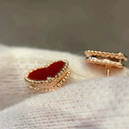 TimiHEART CARNELIAN STUD EARRINGS