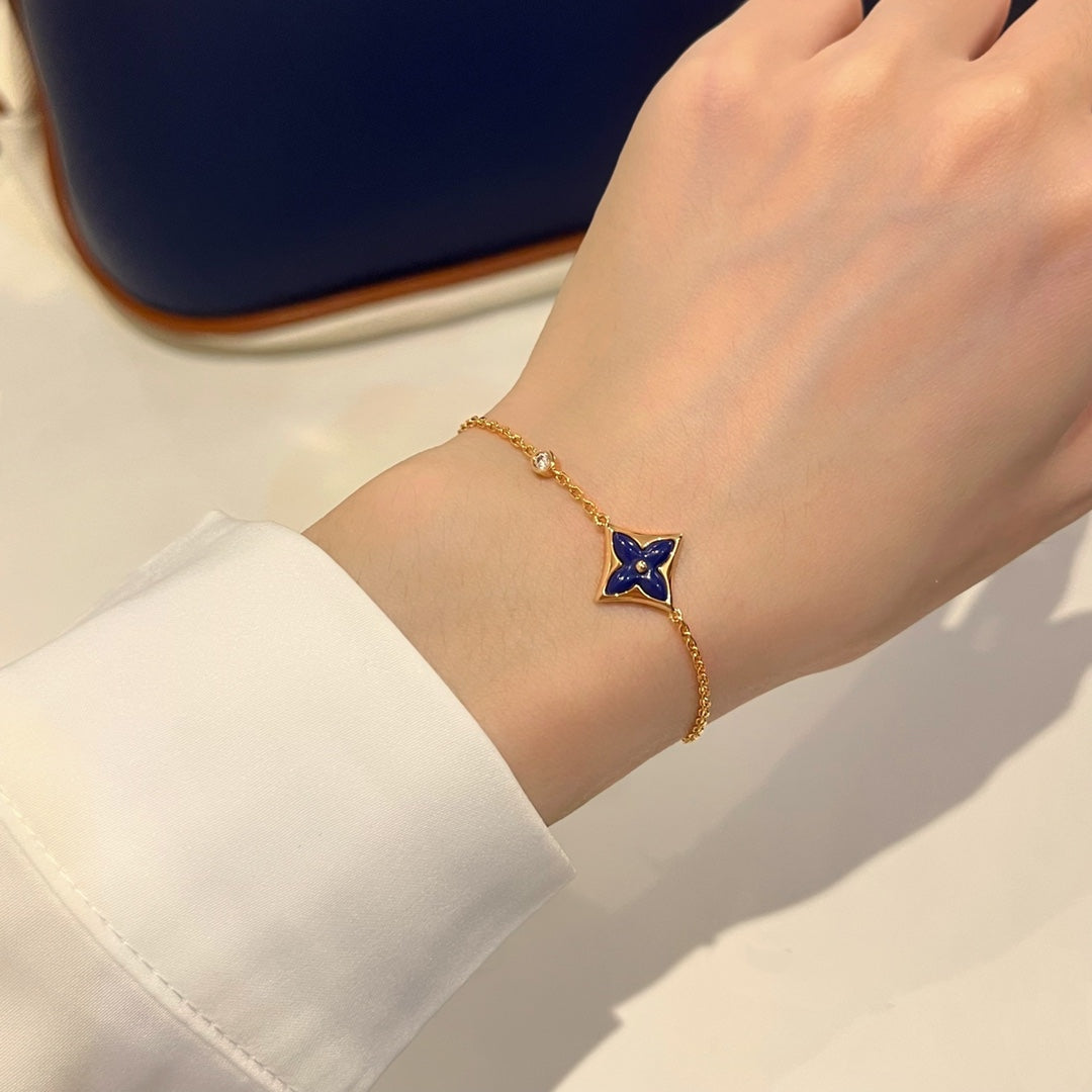 TimiCOLOR STAR PINK GOLD DIAMOND BRACELET