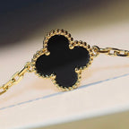 TimiCLOVER 20 MOTIFS ONYX NECKLACE