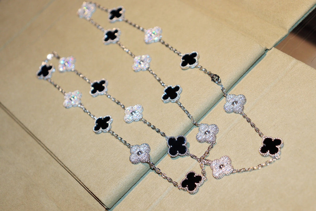 TimiCLOVER 20 MOTIFS ONYX DIAMOND SILVER