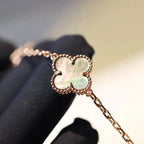 TimiCLOVER 20 MOTIFS DARK MOP DIAMOND  NECKLACE