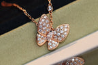 TimiBUTTERFLY DIAMOND NECKLACE