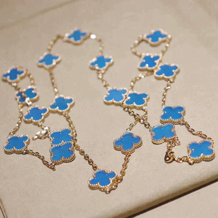 TimiCLOVER 20 MOTIFS TURQUOISE GOLD