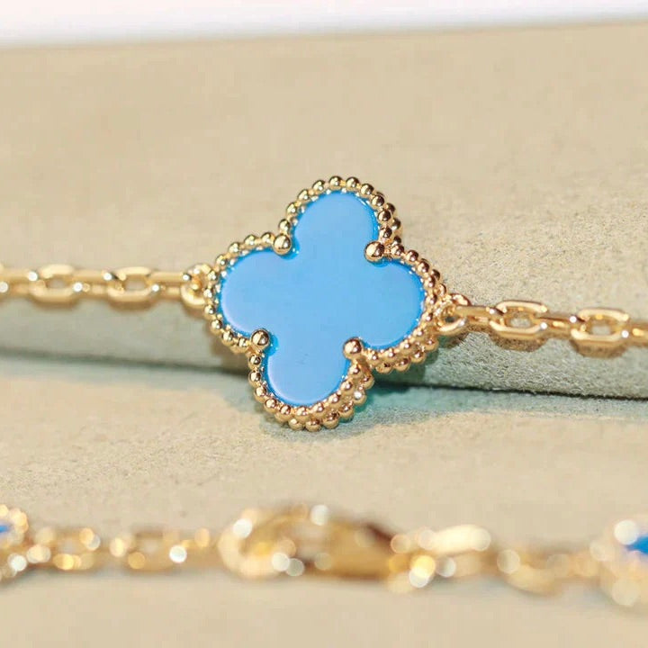TimiCLOVER 20 MOTIFS TURQUOISE GOLD