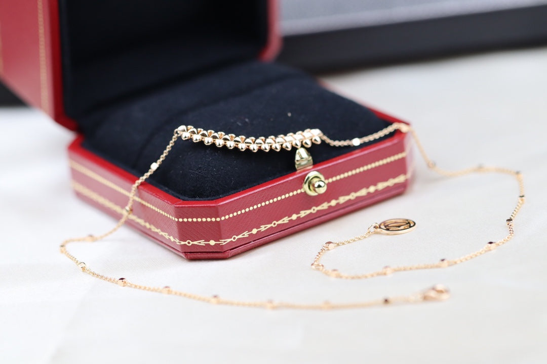 TimiCLASH PINK GOLD NECKLACE
