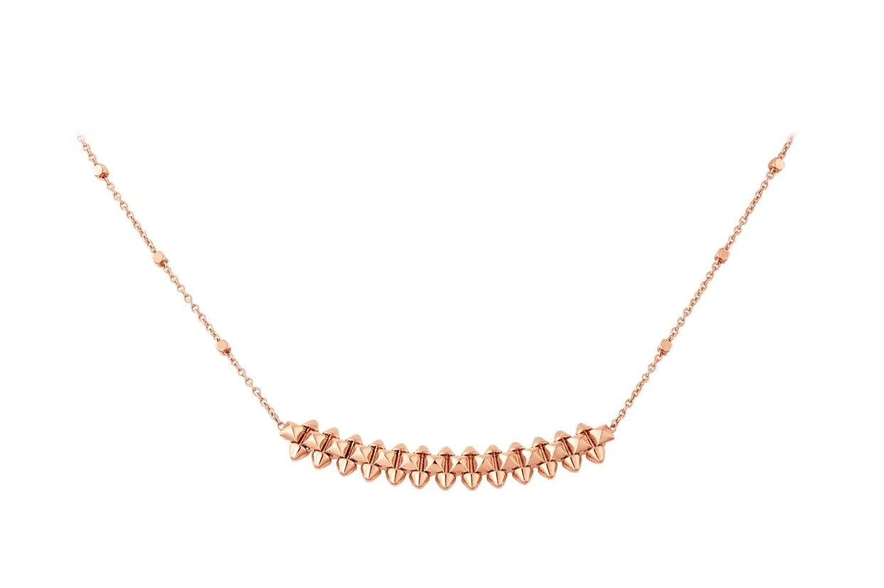 TimiCLASH PINK GOLD NECKLACE