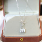 TimiPOP H PEDANT SILVER NECKLACE