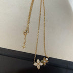 TimiSTAR BLOSSOM NECKLACE PINK GOLD DIAMONDS