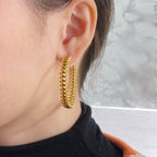 TimiCLASH HOOP EARRINGS
