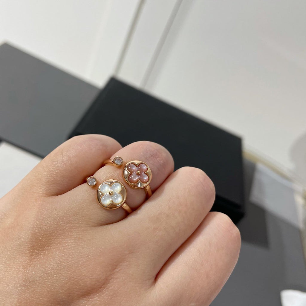 TimiSUN 1 DIAMOND PINK MOP RING