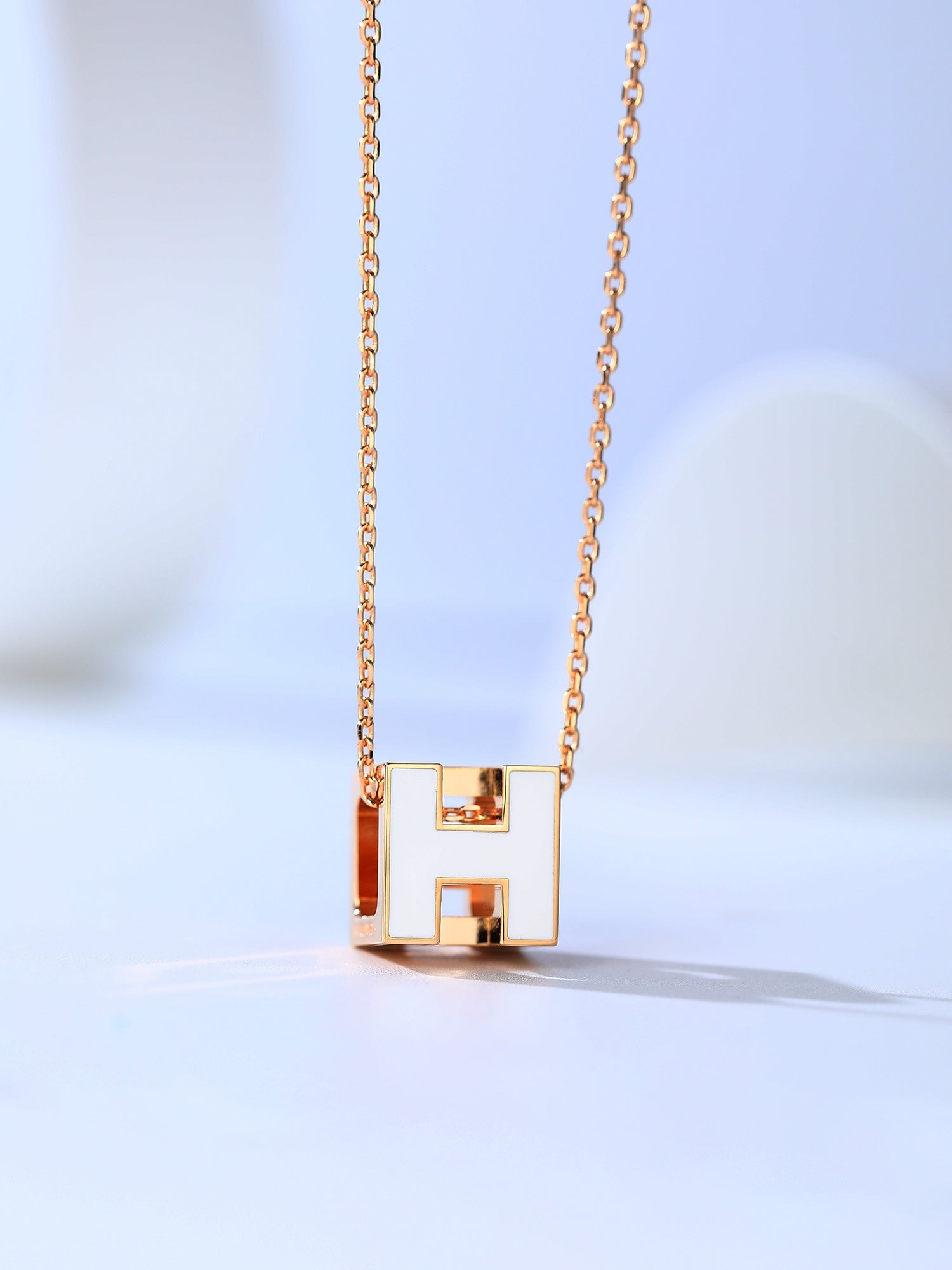 TimiH CAGE PINK GOLD NECKLACE