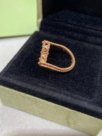 TimiCLOVER RIVERSIBLE ROSE GOLD RING