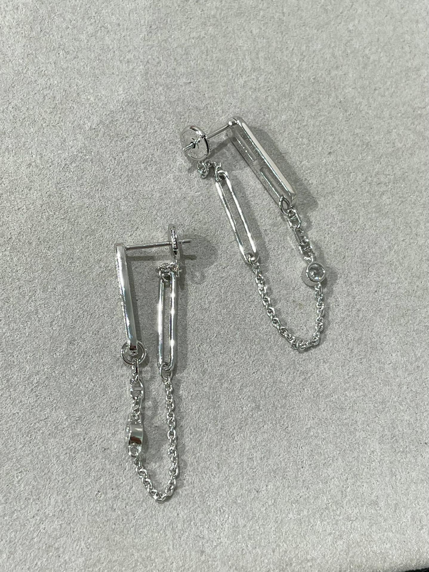TimiCHAINE CHAOS DIAMOND DROP EARRINGS
