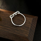 TimiRONDE SMALL SILVER DIAMOND RING